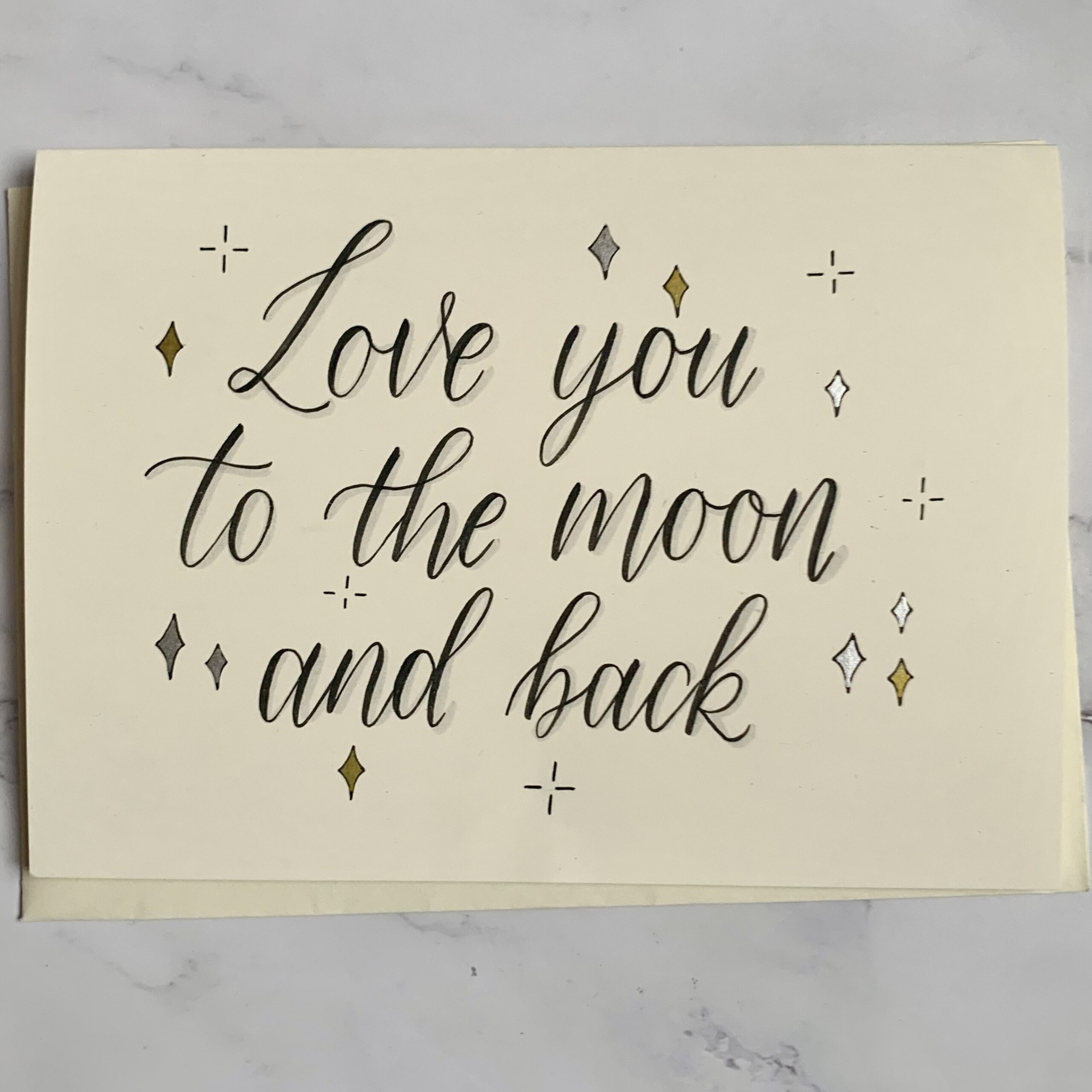 Greeting card - Stars & space 