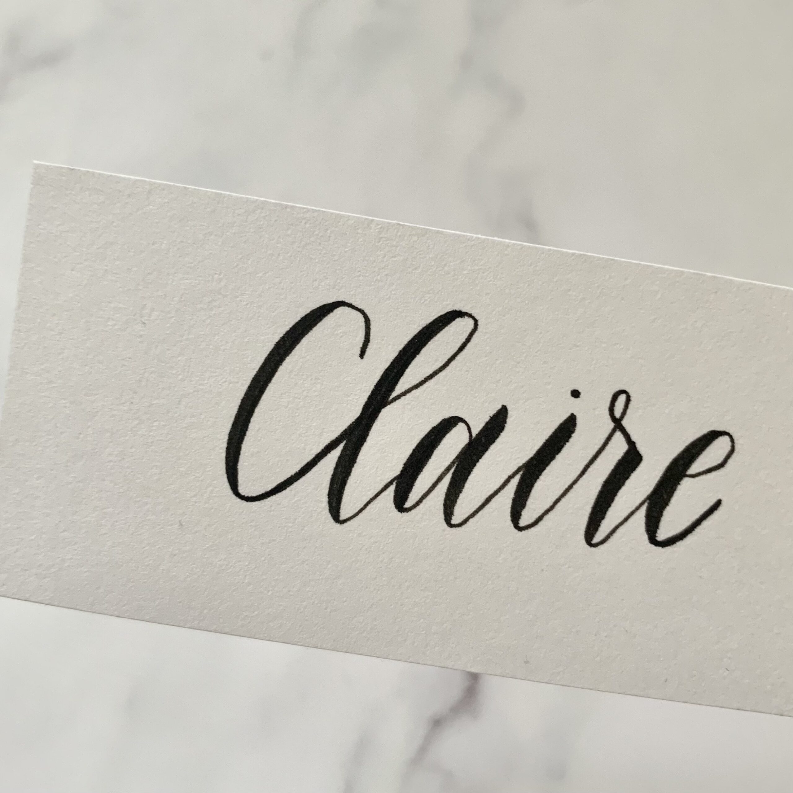Place cards - White